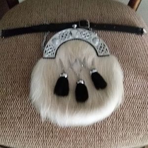 Goat Skin and Leather Scotland Purse